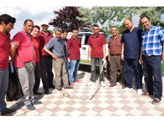 Eskişehir’de 3 Metrelik Yılan
