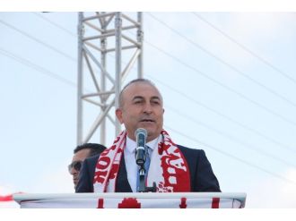 Bakan Çavuşoğlu, Antalyaspor Tesisleri’nin Temelini Attı