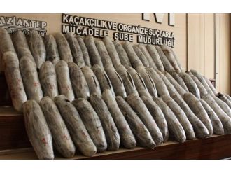 Gaziantep’te 52 Kilogram Esrar Ele Geçirildi