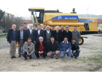 Biçerdöver Operatörleri Belgelerini Aldı