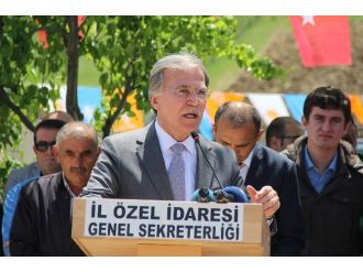 Mehmet Ali Şahin Ovacık’ta Temel Atarak Açılış Yaptı