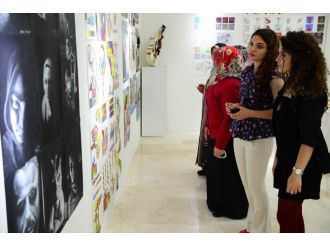“Temel Sanat Eğitimi Sergisi” Saü’de Açıldı
