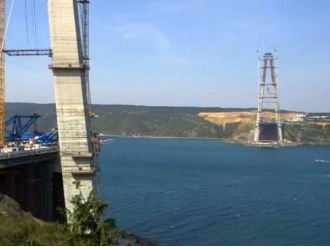 3. Köprüde Askı Halatlarının Montajı Başladı