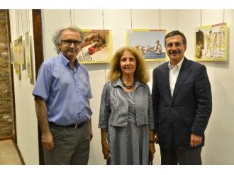 Başkan Ataç’tan Turizm Karikatürleri Sergisi Ziyareti