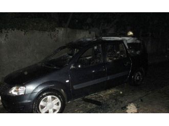 Kahramanmaraş’ta Otomobil Kundaklandı