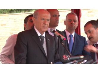 ’Ülkücü Şehitler Anıtı’nda Konuştu