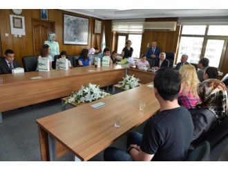 Melmek Hızlı Klavye Kursu Öğrencileri Başkan Dr. Memduh Büyükkılıç’ı Ziyaret Etti