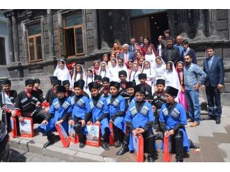 Minik Sporcular Başkan Karaçanta’yı Ziyaret Etti