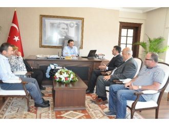 Muhtarlar Konfederasyonu Başkanı Kaymakam Dr. Gödekmerdan’ı Ziyaret Etti