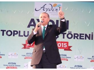 Cumhurbaşkanı Erdoğan, Aydın’a 391 Milyon Tl’lik 89 Projenin Açılışını Yaptı
