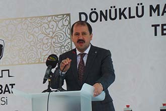 DOĞAN TEMEL ATMA TÖRENİNDE KONUŞTU