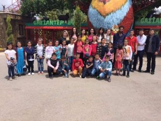Köy Okulu Öğrencilerine Hayvanat Bahçesi Gezisi