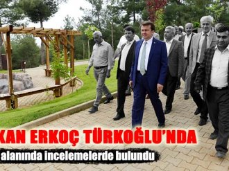Başkan Erkoç Türkoğlu Mesire Alanını İnceledi
