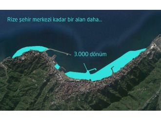 Rize’de Denizin Üzerinde Yeni Bir Şehir Kurulacak