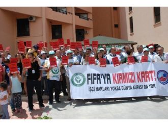 Tarım Orman İş’ten Fıfa’ya Protesto