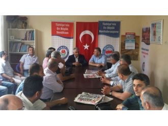 Boynukara’dan, Besni Eğitim-bir-sen’e Ziyaret