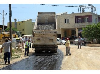Erdemli’de Asfalt Çalışmaları