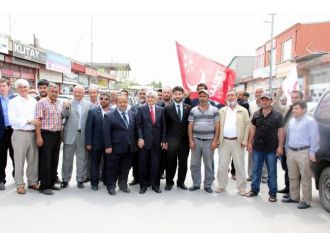 Milli İttifak Adayları Nakliyeciler Ve Demirciler Sitesi’ni Gezdi