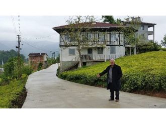48 Yıldır Betonlanmayan Yola Beton Döküldü