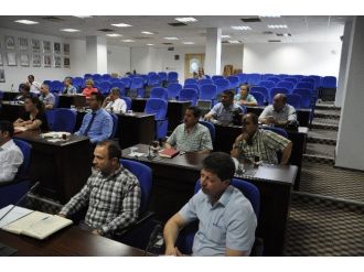 Başkan Kamil Saka Daire Müdürleri İle Aylık Olağan Toplantısını Yaptı