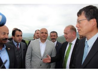 Güney Kore Heyeti İsmetpaşa Alanında İncelemelerde Bulundu