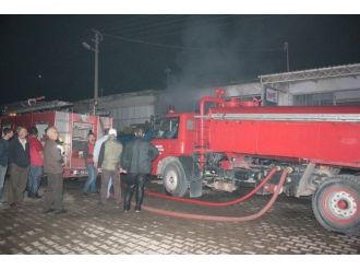 Amasra Sanayi Sitesinde Yangın
