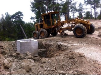 Karagöl Yaylasında Yol Yapım Çalışmaları Devam Ediyor
