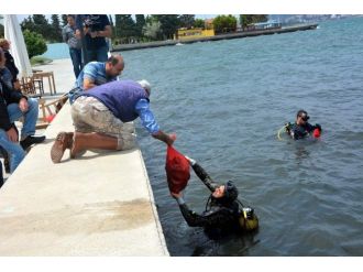 Aliağa’da ’Deniz Dibi Temizliği Kampanyası’