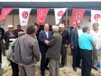 Mhp’li Aday Oprukçu Seçim Çalışmalarını Sürdürüyor