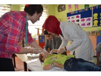 Belen’de 200 Anasınıfı Öğrencisine Ağız Ve Diş Sağlığı Taraması Yapıldı