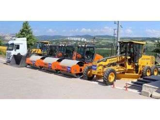 Ulaşım Yeni İş Makineleriyle Güçlendi