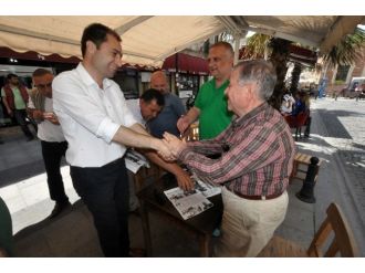 Milletvekili Adayı Tuna Esnafın Sorunlarını Dinledi