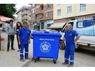 Süleymanpaşa Belediyesi’nden 100 Yeni Geri Dönüşüm Konteynırı