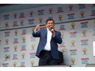 Başbakan Davutoğlu, Ankara Mitinginde Konuştu