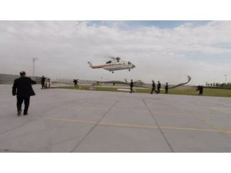 Erdoğan’ın Helikopteri Alana İnemedi