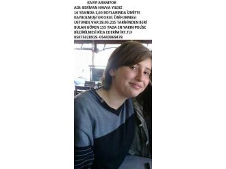 14 Yaşındaki Berivan 2 Gündüd Kayıp
