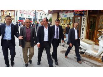 Mhp Adayı Gönen Esnaf Ziyaretlerinde Bulundu