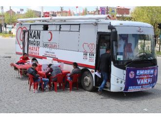Emrem Vakfı Erzurum Temsilciğinden Kan Bağışı Kampanyası