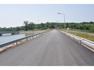 Namazgah Barajı Yolu Asfaltlandı