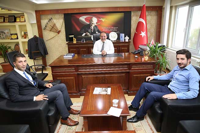 Ak Parti Gençlik Kollarından Başkan Güvene Ziyaret