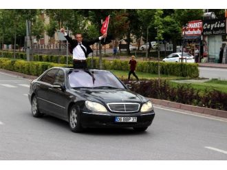 Saadet Partisi 250 Araç Konvoyu Halinde Kayseride Gövde Gösterisi Yaptı