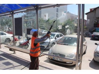 Kapaklı’da Duraklar Temizleniyor