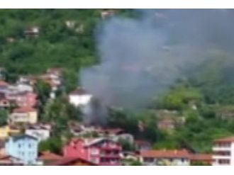 Beykoz’da İki Katlı Bina Yandı