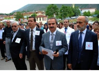Amasya’da Sağlık Çalışanlarından Şiddet Eylemi