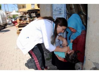 Siverek’te Çocuk Aşısı Başlandı