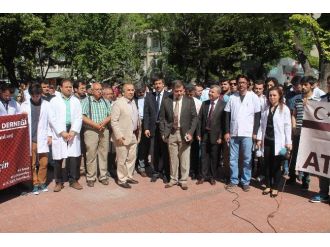 Konya’da Doktor Cinayetine Tepki