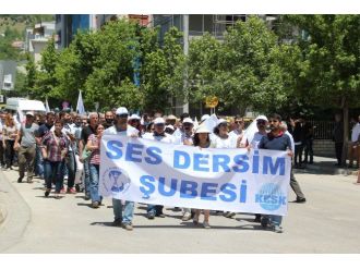 Ses Dersim Şubesi, Doktorun Öldürülmesini Protesto Etti