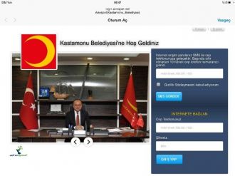 Kastamonu Belediyesinden Ücretsiz Kablosuz İnternet Hizmeti