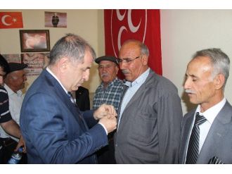 Yavuzeli İlçesinde Mhp’ye Katılım