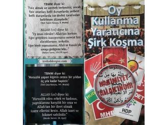 Diyarbakır’da Şaşırtan Broşür